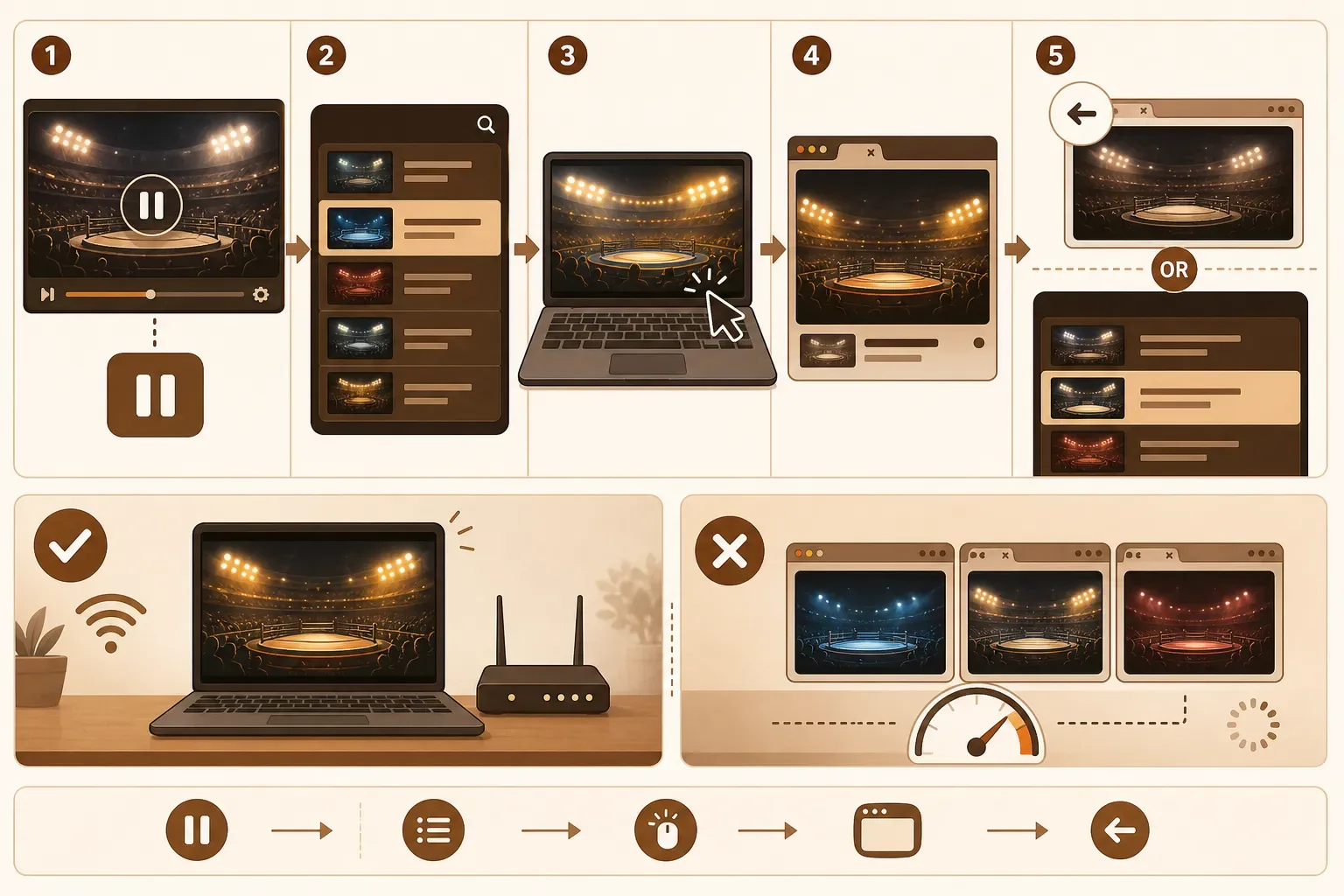 Minh họa trực quan về Chuyển kênh và quay lại CPC 7