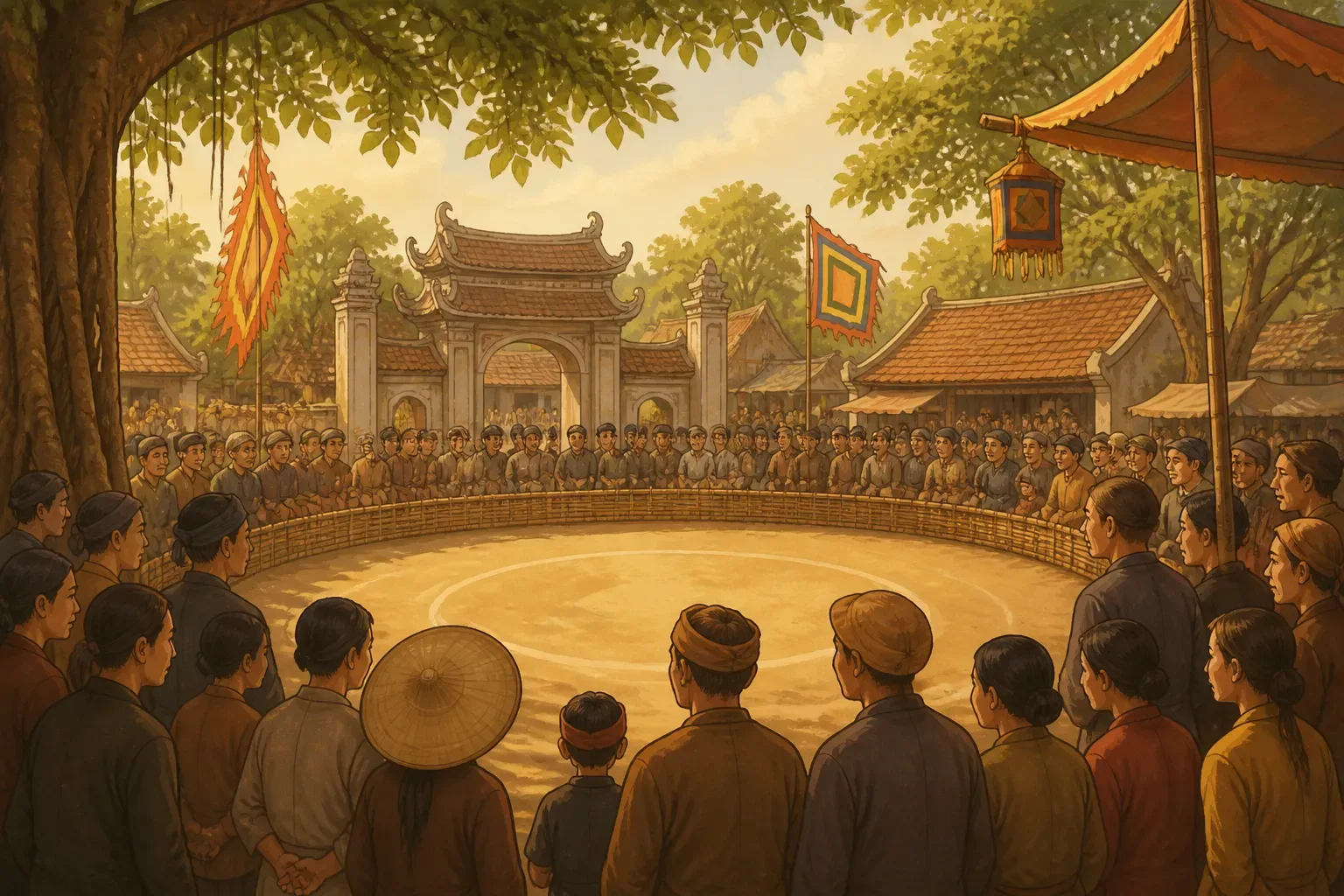 Chọi gà trong hội làng Việt Nam: từ trò chơi dân gian đến sinh hoạt cộng đồng